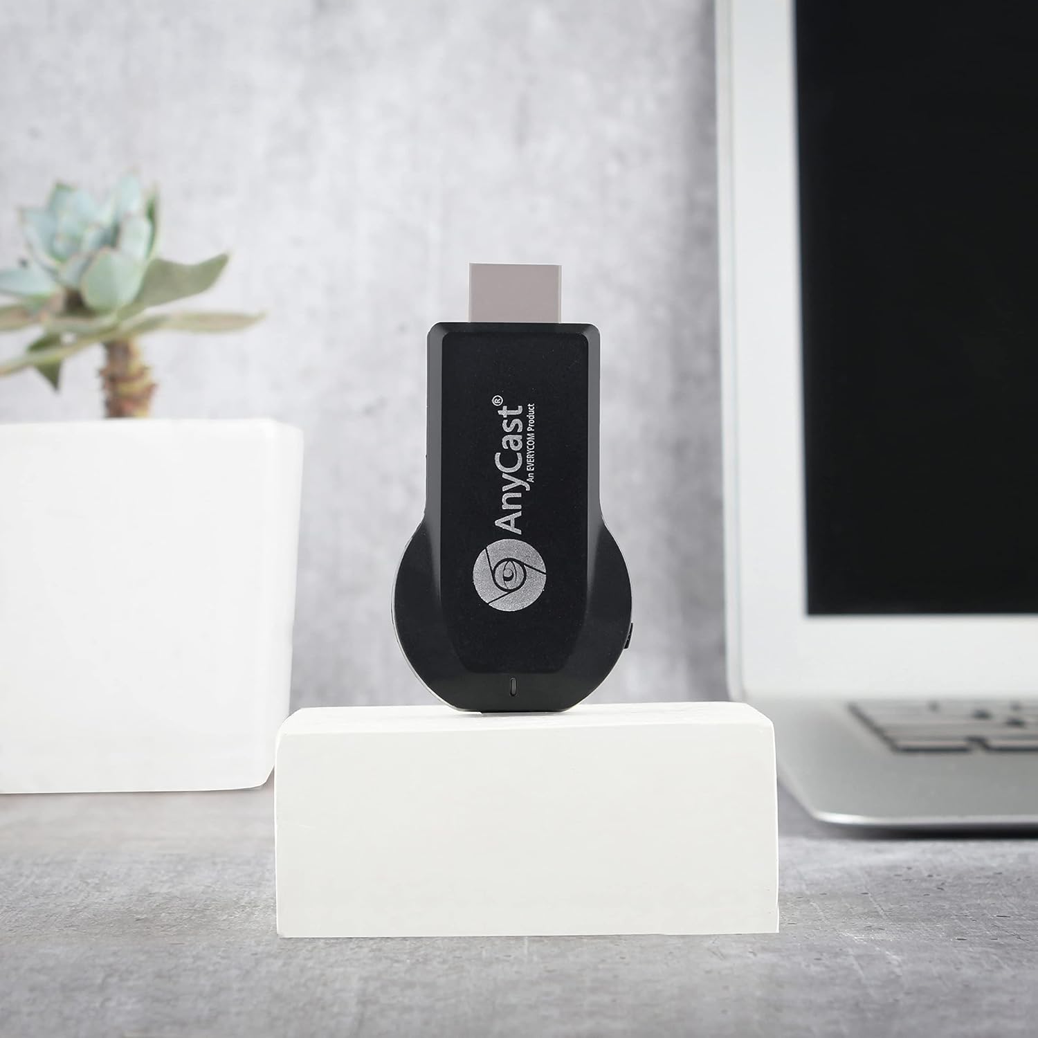 Anycast Wireless WiFi 1080P HDMI Display TV Dongle Receiver Black