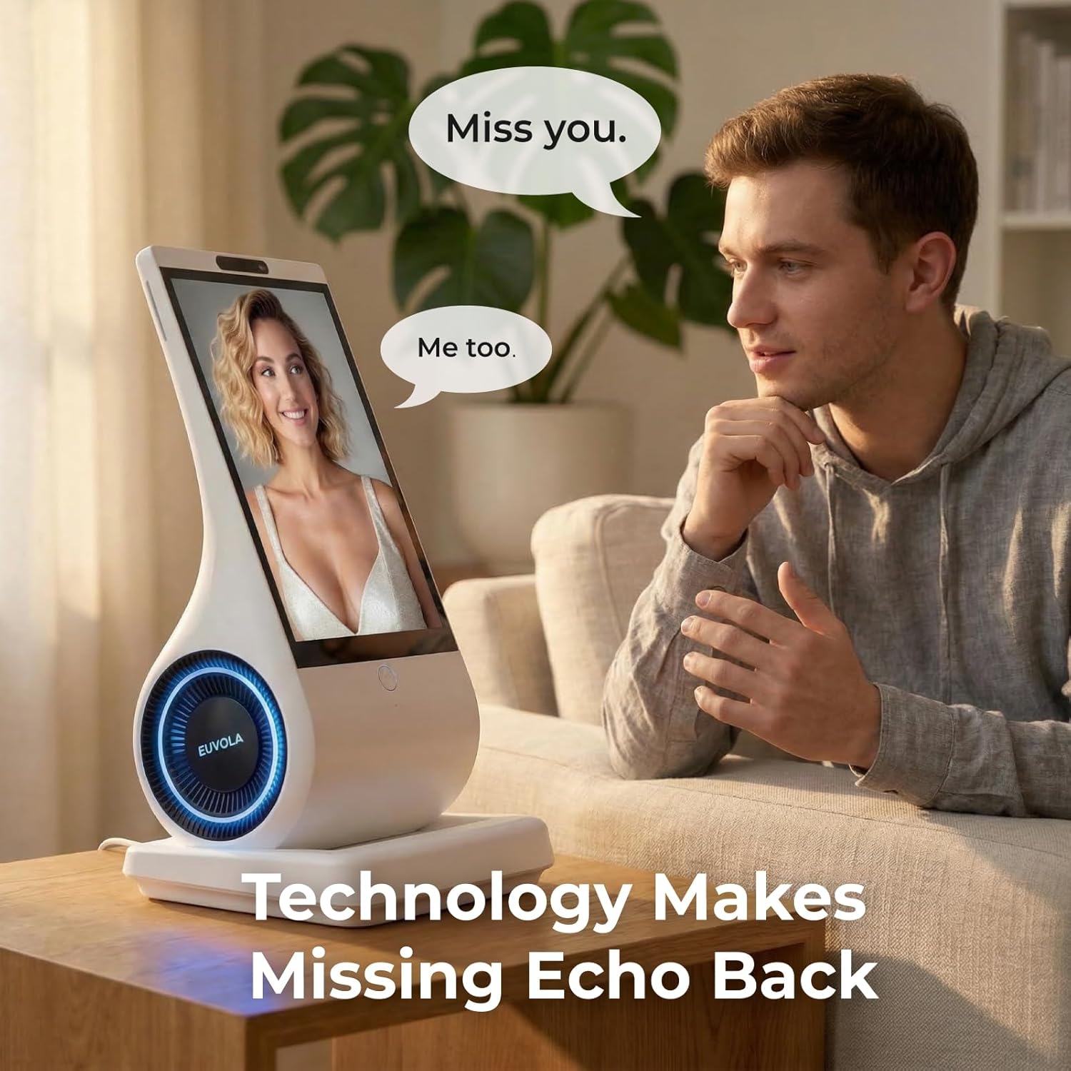 umissfun Emotional AI Companion Device,AI Chat Companion, AI Desktop Robot Companion,Voice Understanding,Personality Design,Tech&Gadget Gift,Geek,Desktop Setup,True Empathy AI-Grows with You (White)