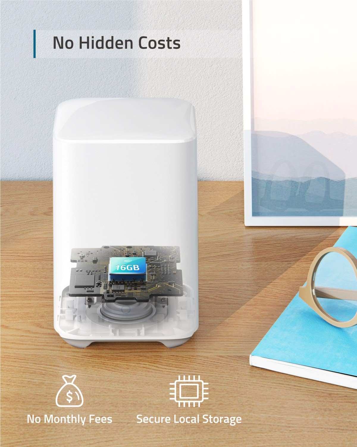 eufy Security, eufyCam 2C 4-Cam Kit, Security Camera Wireless Outdoor, Home Security System, HomeKit Compatibility, 1080p HD, IP67, Night Vision, Motion Only Alert, No Monthly Fee