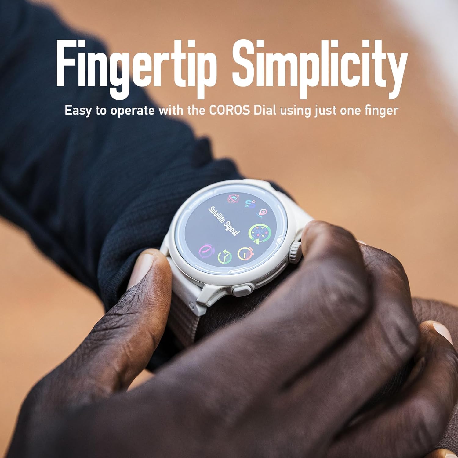 COROS PACE 2 Premium GPS Sport Watch with, Heart Rate Monitor, 30h Full GPS Battery, Barometer, ANT+ & BLE Connections, Strava, Stryd & Training Peaks (Dark Navy with Silicone Band)