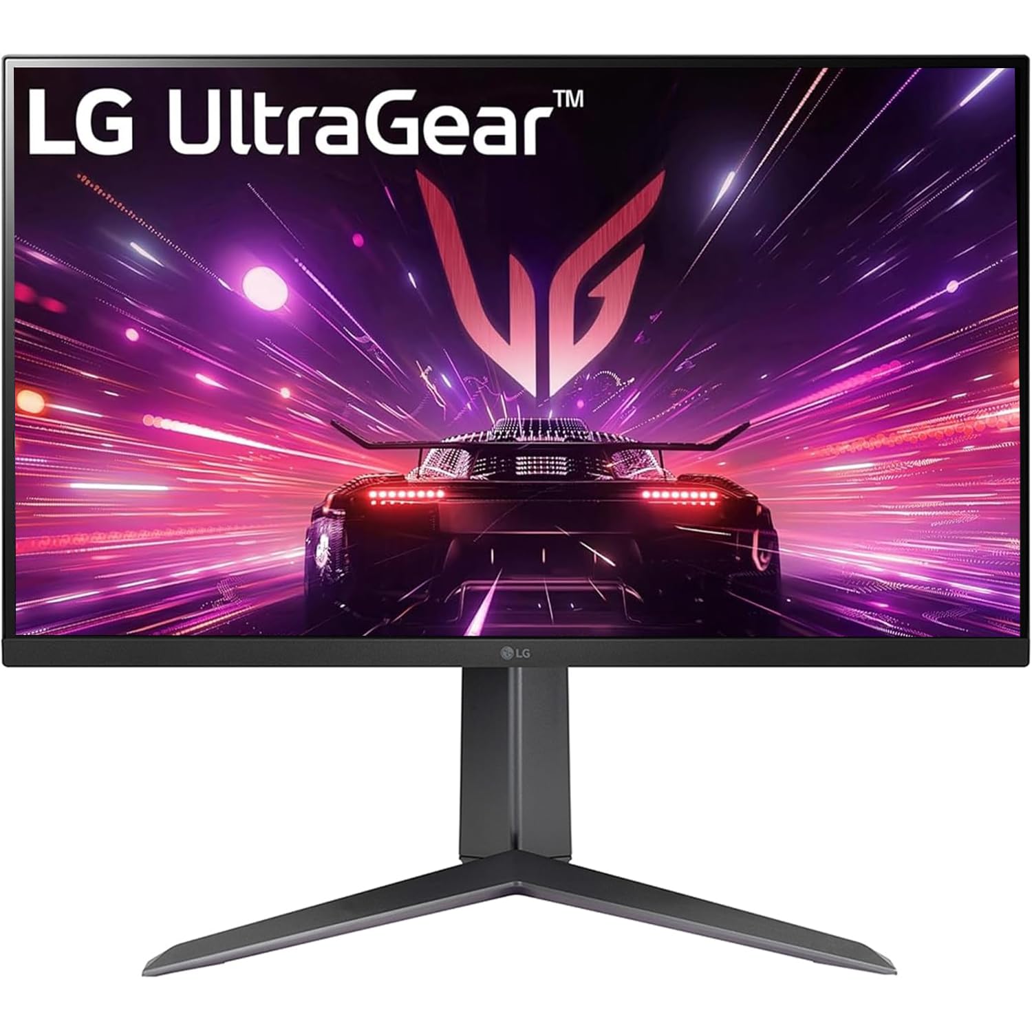LG Ultragear 24GS65F IPS Full HD Gaming Monitor, 24 Inch, 1920 X 1080, 1ms, 180Hz, HDR 10, NVIDIA G-Sync Compatible, AMD FreeSync, Height/Pivot/Tilt Adjustable Stand, Borderless Design, DP, HDMI