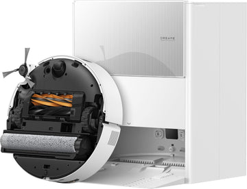 dreame Aqua10 Ultra Roller Robot Vacuum and Mop, AquaRoll Mopping | 30,000Pa Suction, AI Camera & LIDAR Avoidance Tech, Heat-Washes & Dries, Extendable Roller Mop, Carpet Protection