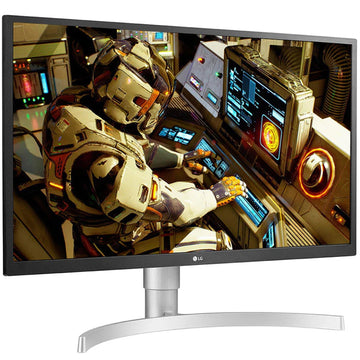 LG 69 cm/27 inches LCD 4K-UHD 3840 x 2160 Pixels HDR 10 Monitor, HDMI x 2, Display Port- 27UL550(Black/white)