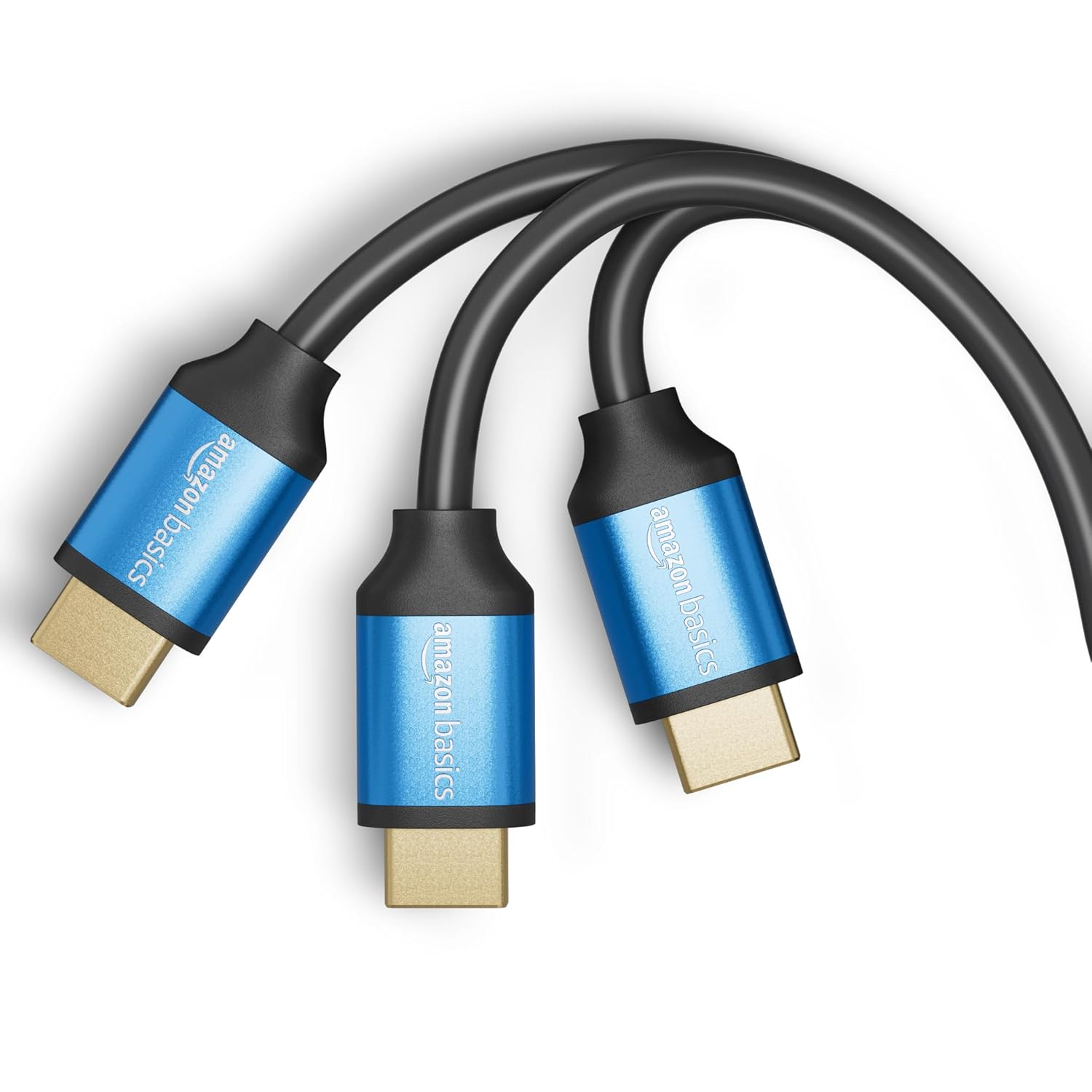 amazon basics Flexible Premium HDMI Cable (Black, 4K@60Hz, 18Gbps), 3 Ft.