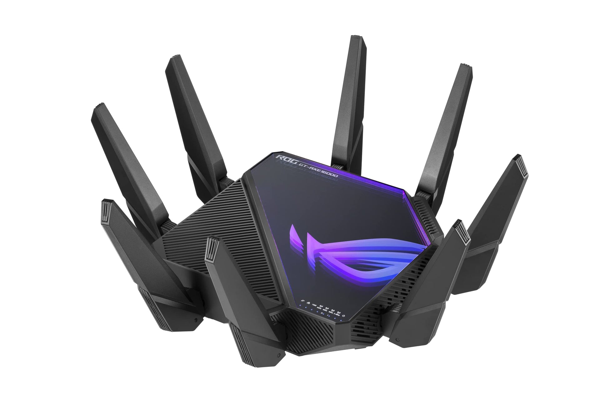 ASUS ROG Rapture GT-BE98 PRO First Quad-Band WiFi 7 Gaming Router supports 320MHz, Dual 10G Port, Triple-level Game Acceleration, Mobile Game Mode, Subscription-Free Security, AiMesh, and VPN features