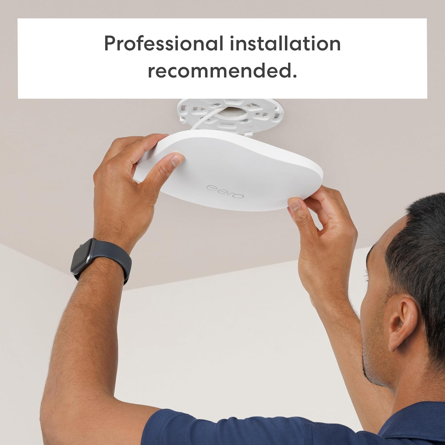Amazon eero PoE 7 tri-band Wi-Fi 7 mountable access point (newest model) - Wireless speeds up to 3.9 Gbps, Coverage up to 2,000 sq. ft., 1-pack