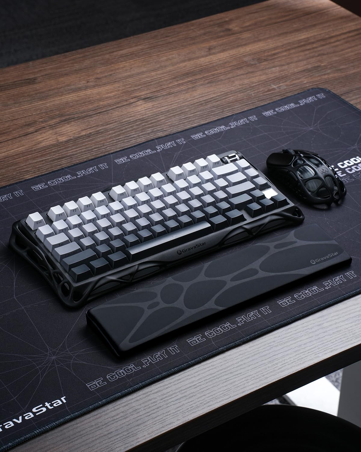 GravaStar Keyboard Wrist Rest Pad-Black
