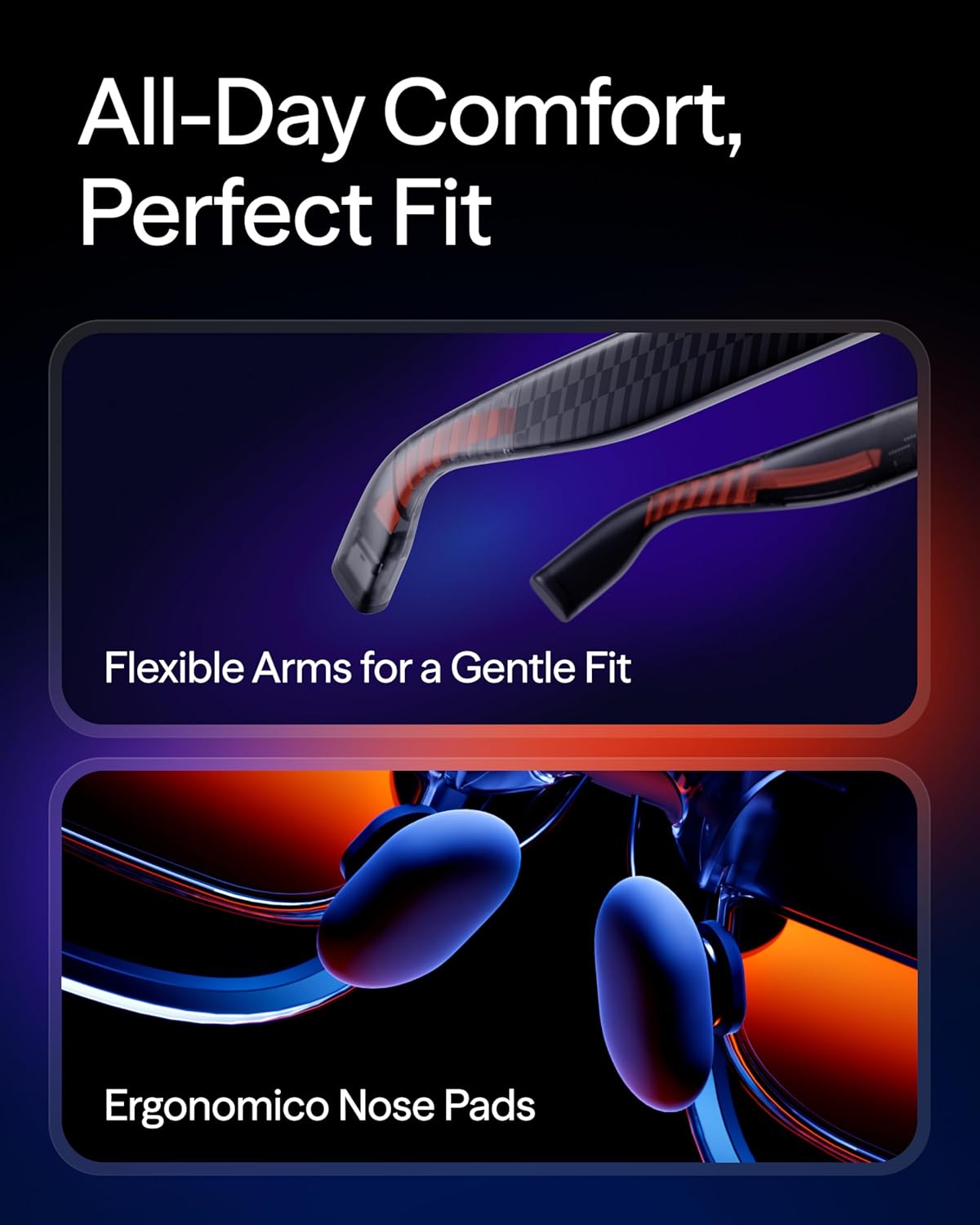 VITURE Luma AR/XR Glasses — 146” 1200p Ultra Sharp Display, 50° FOV, 3Dof,Electrochromic Film, Myopia Adjustments, Smart Glass for iPhone17/16/15, Android, Mac, PC, Steam Deck, PS5, Switch, Switch 2