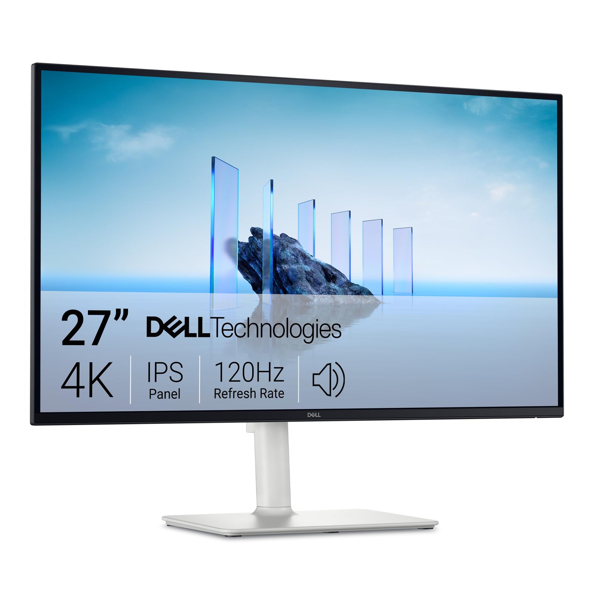 Dell S2725QC 27"/68.58 cm USB-C Monitor|Titan Grey|IPS 120Hz| 350 cd/m2 |4 ms, Contrast 1,500:1| Tilt, Height, Pivot & Swivel Adjustable|Ports: 2X HDMI| 2 * 5W Speakers|99% SRGB |AMD Freesync Premium