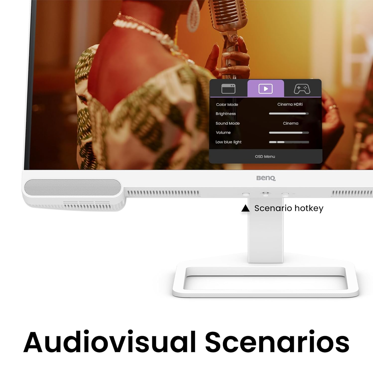 BenQ EW2790U 27” 4K UHD 3840x2160 Entertainment Monitor with 95% P3| AI Contrast| 5Wx2 treVolo Speakers| USB Type-C (65W PD)| 3xHDMI|USB Hub| Ergonomic Design|Display Pilot 2| Eye-Care (White)