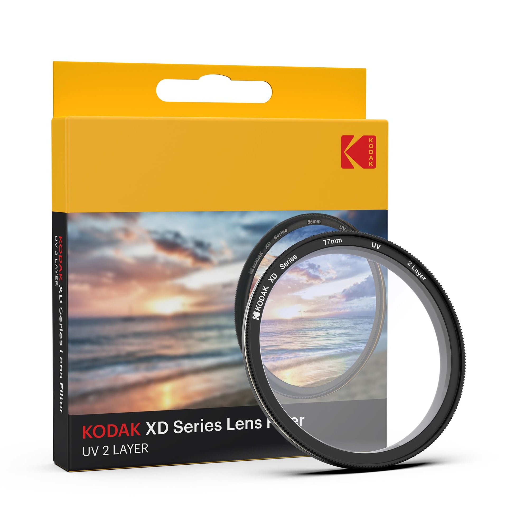 Kodak 55mm Camera Lens VND Filter Pro Series|11 Stops for ND2-ND2000|16 Layer Coating for DSLR Camera Lens Protection from UV Rays, Dust & Scratches|Variable Neutral Density|Black