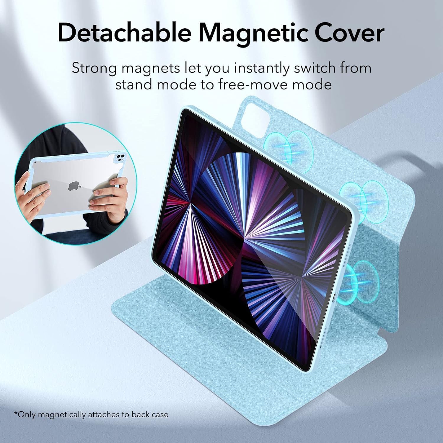 ESR Rebound Hybrid Case 360 for iPad Pro 11" (2021) - Sky Blue