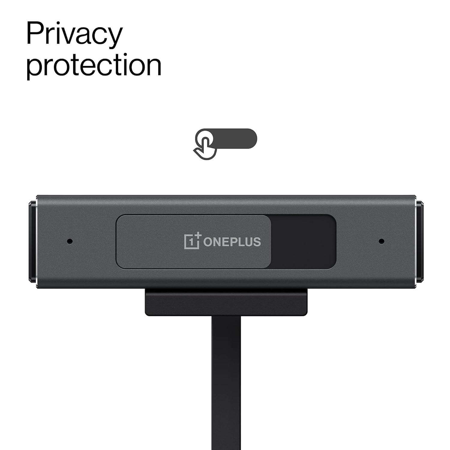 OnePlus Full HD USB Resolution TV Camera (only Compatible for OnePlus Q and U Series TVs) | Privacy Protection (Grey) (2021 Model)