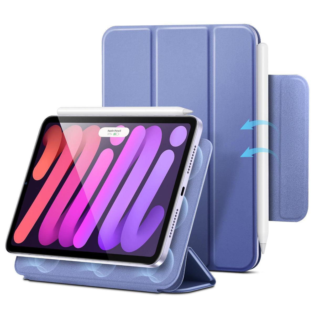 ESR for iPad mini A17 Pro Case, iPad mini 6th Gen Case, Black