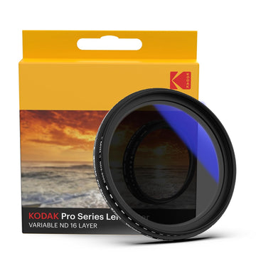 KODAK 67mm Camera Lens VND Filter Pro Series|11 Stops for ND2-ND2000|16 Layer Coating for DSLR Camera Lens Protection from UV Rays, Dust & Scratches|Variable Neutral Density|Black