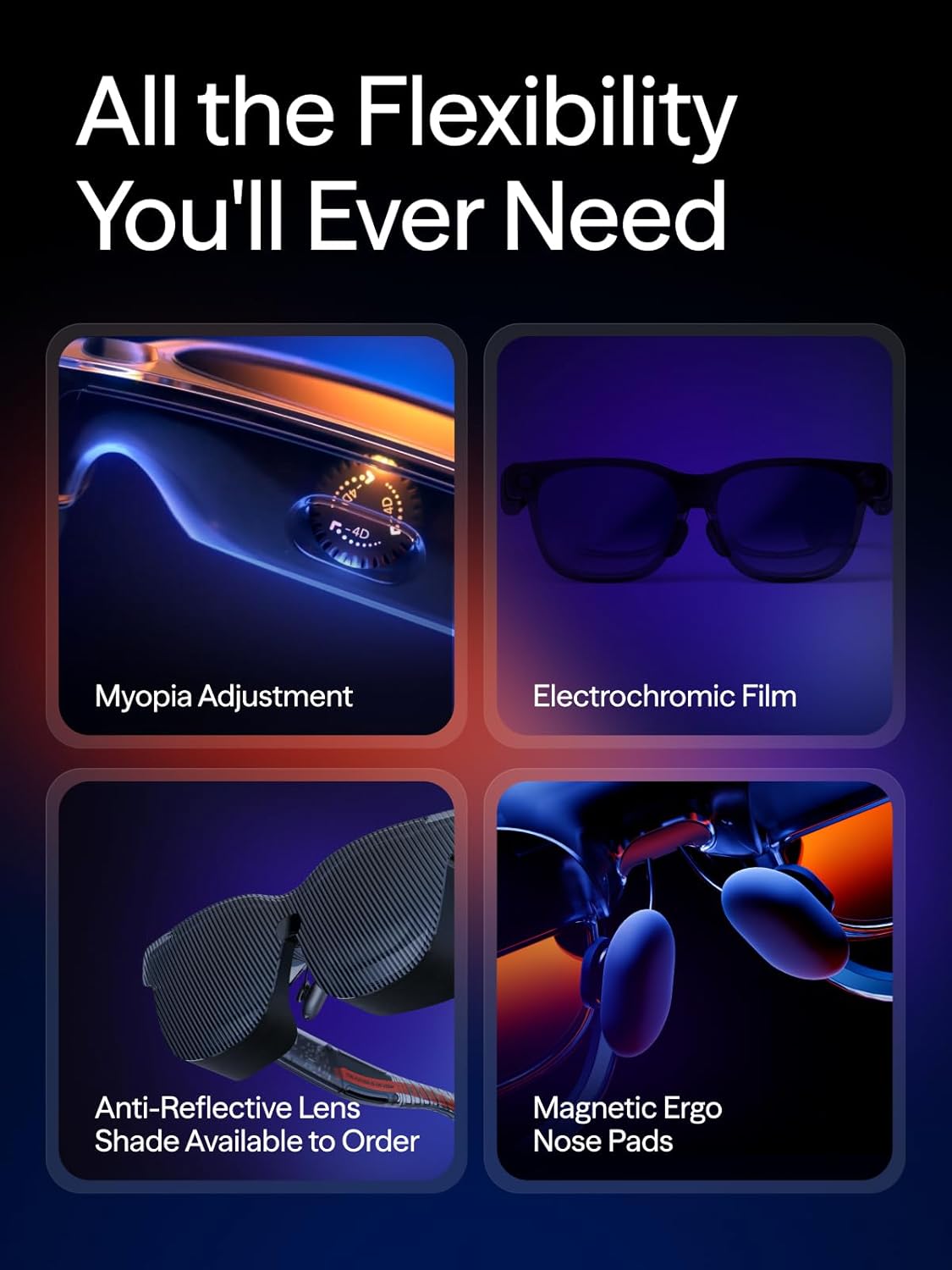 VITURE Luma Ultra AR Glasses, 152'', Full 6Dof Support, AR Hand Gestures, 52° FOV, 1500 Nits,XR Glasses for iPhone 17/16/15, Android, Mac, PC, Switch&Switch 2, World's 1st Real-time 2D to 3D