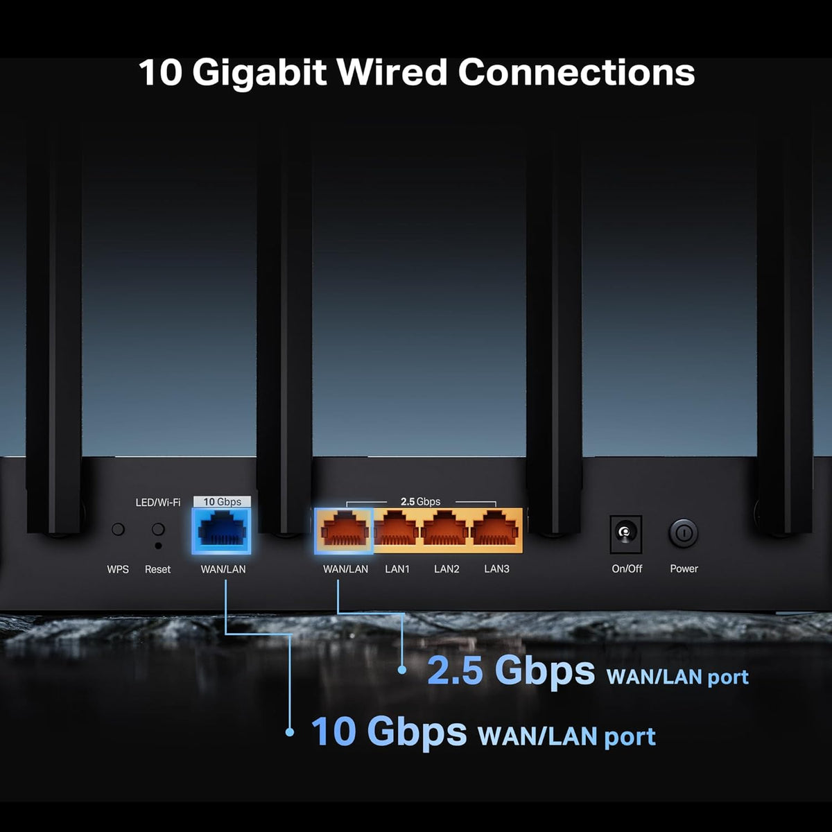 TP-Link Tri-Band BE9700 WiFi 7 Router (Archer BE600)