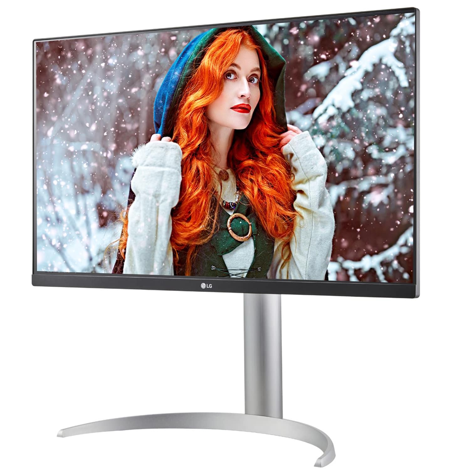 LG 27" (68.58 cm) Ultrafine™ UHD 4K IPS Display (3840x2160), VESA Display, HDR 10, AMD Free sync, DCI-P3 95%, Speaker(5Wx2, 2.0ch), Maxx Audio, 60Hz Refresh Rate, USB Type-C, HDMI - 27UP850N-W