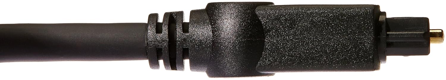 AmazonBasics CL3 Rated (in-Wall Installation) Toslink Cable - 10 Feet, Black
