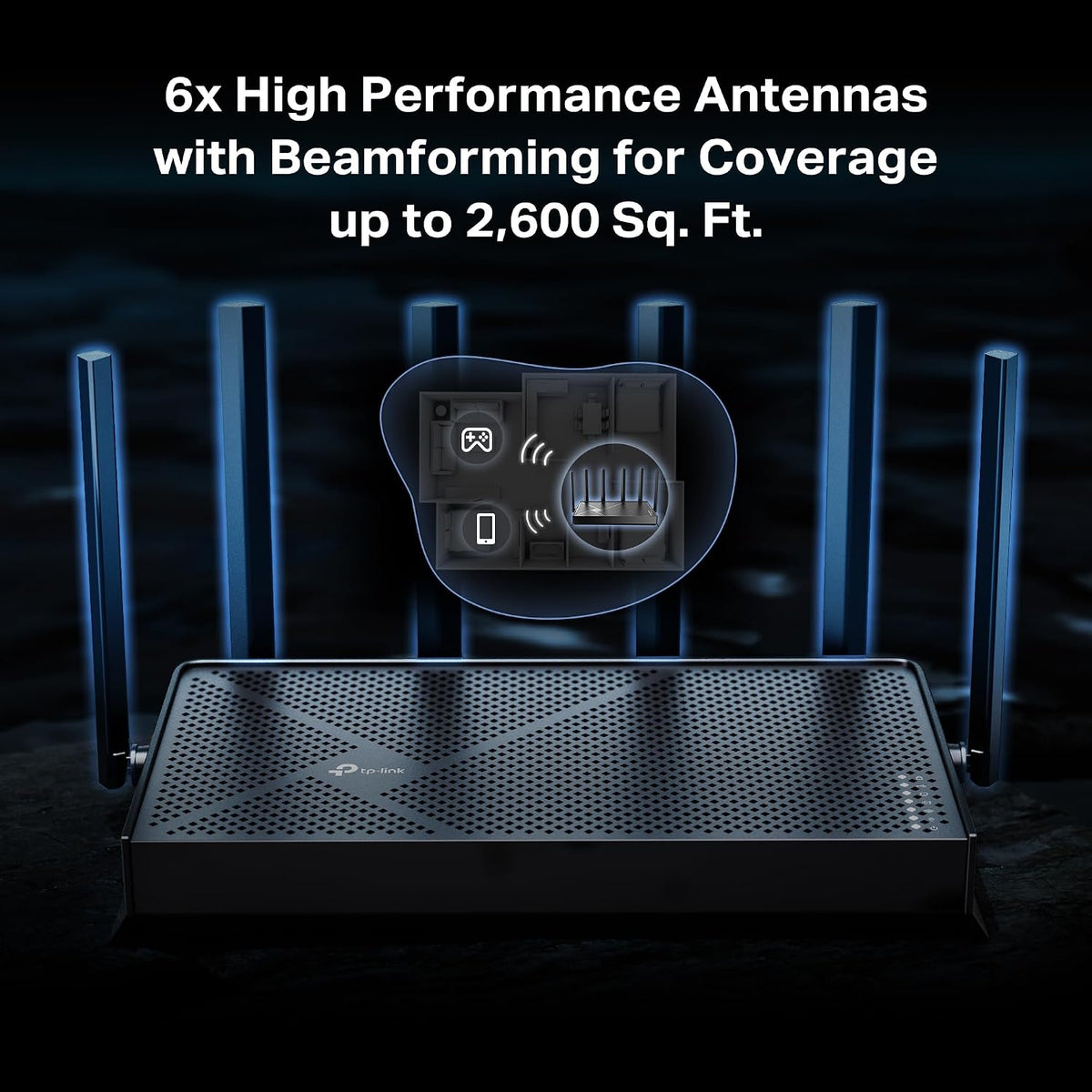 TP-Link Tri-Band BE9700 WiFi 7 Router (Archer BE600)