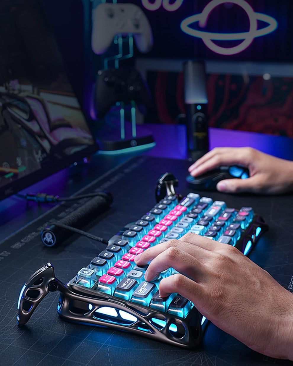 GravaStar Mercury V75 Pro HE Keyboard – 75% Layout Gaming Keyboard, Ha