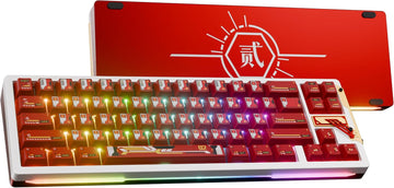 OOCTPK Chilkey Slice68 HE Gaming Keyboard: Hall Effect Aluminum Keyboard with Flux Switch, Rapid Trigger, 8K Polling, Per-Key RGB Gaming Magnetic Switch Key Board for Gaming (Red)