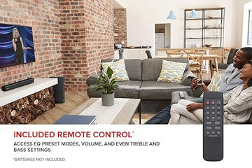 Creative Stage 2.1 Channel 160W Under-Monitor Soundbar with Subwoofer for TV Computers, and Ultra Wide Monitors Bluetooth/Optical Input/TV ARC/AUX-in, Remote Control and Wall Mounting Kit (Black)