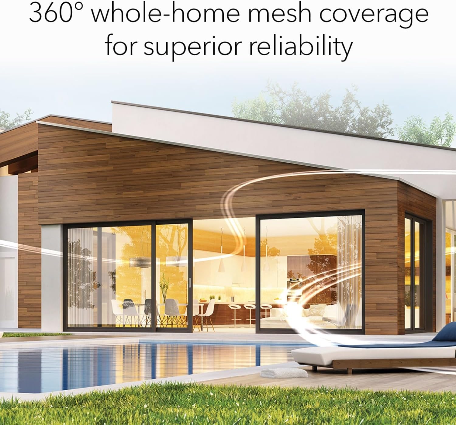 NETGEAR Orbi 770 Series Tri-Band WiFi 7 Mesh System (RBE773) - Router + 2 Satellite Repeaters, Security Functions, Up to 11Gbps, Coverage up to 540m2, 100 Devices, Internet Connection