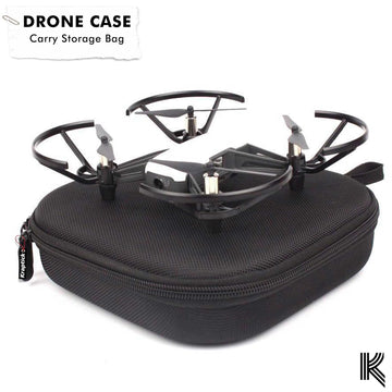 Kraptick EVA Hard Case Travel Carry Case Storage Bag for DJI Tello Drone and Accessories Batteries Box (NO Drone, ONLY CASE), Black