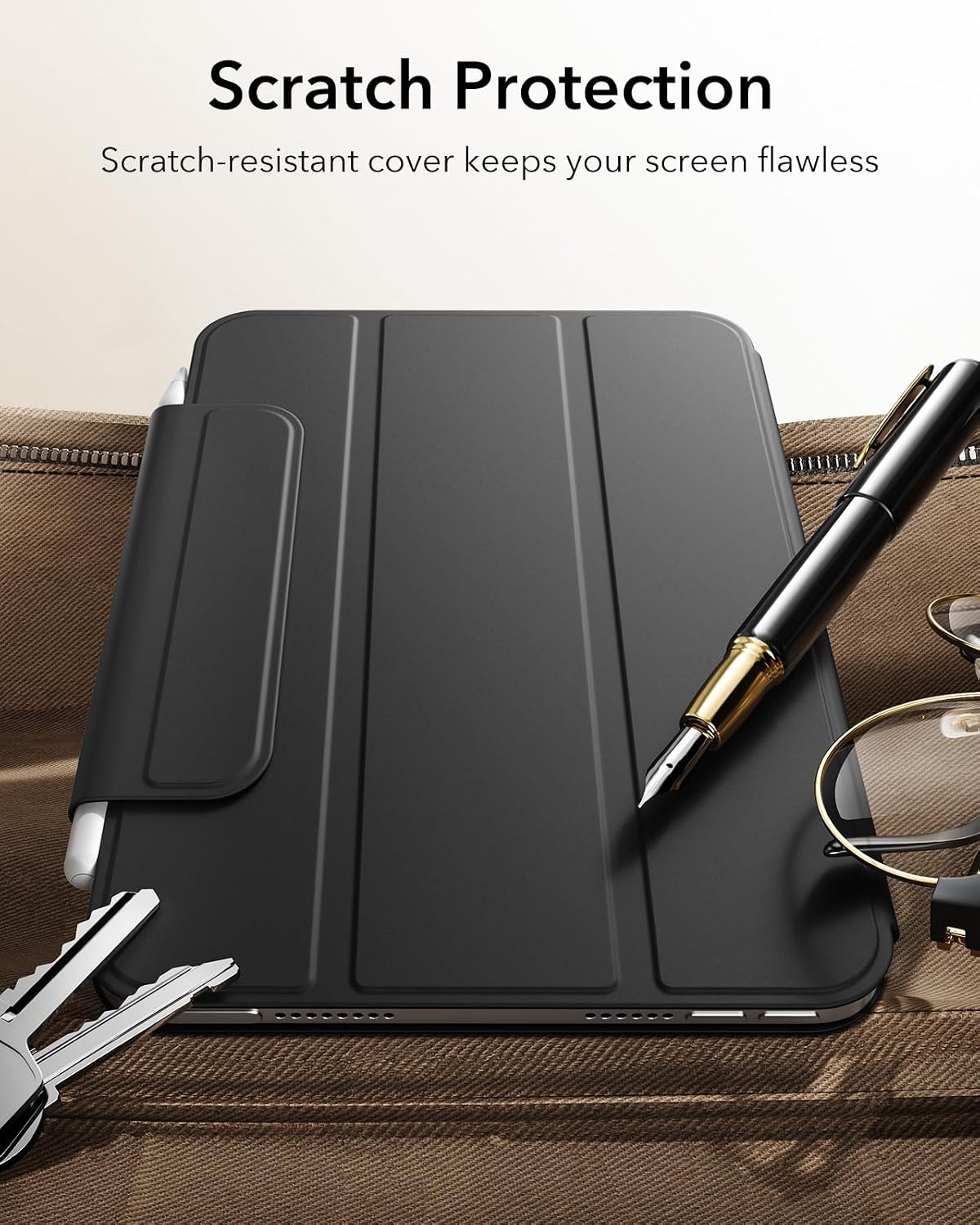 ESR for iPad mini A17 Pro Case, iPad mini 6th Gen Case, Black