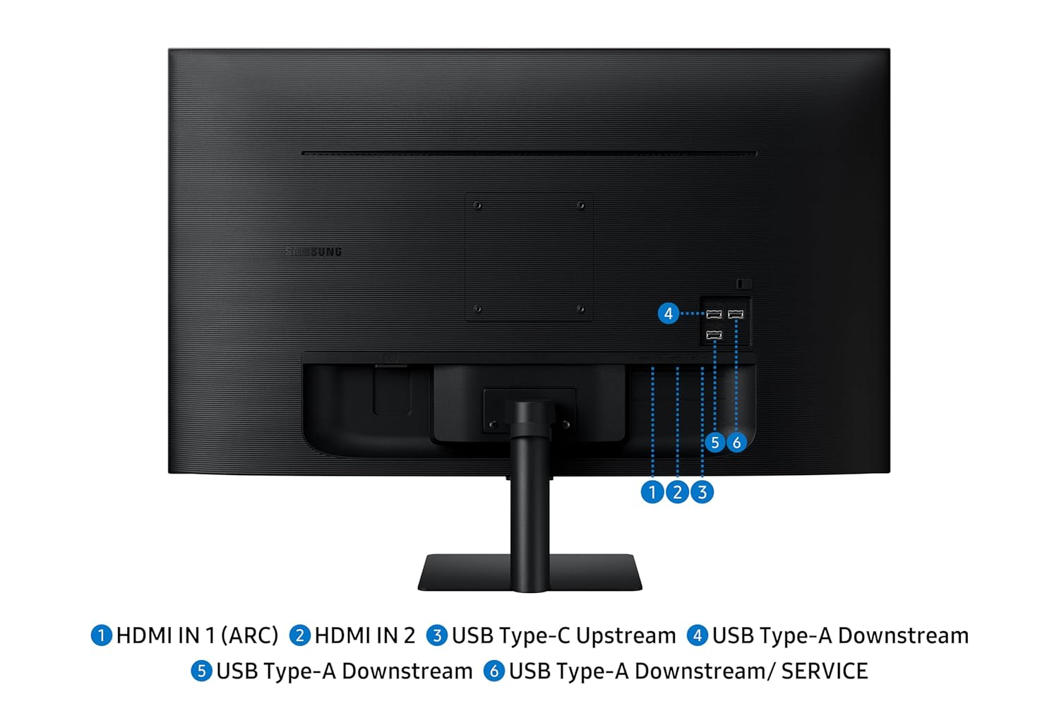 Samsung 32" (80 cm) 4K M7 Vision AI Smart Monitor|UHD 3840 x 2160|Smart TV Experience with AI|Type-C|Apple AirPlay|Gaming Bar|Remote|Speakers|Wi-Fi|Bluetooth|AI Picture & Sound|LS32FM700UWXXL|Black