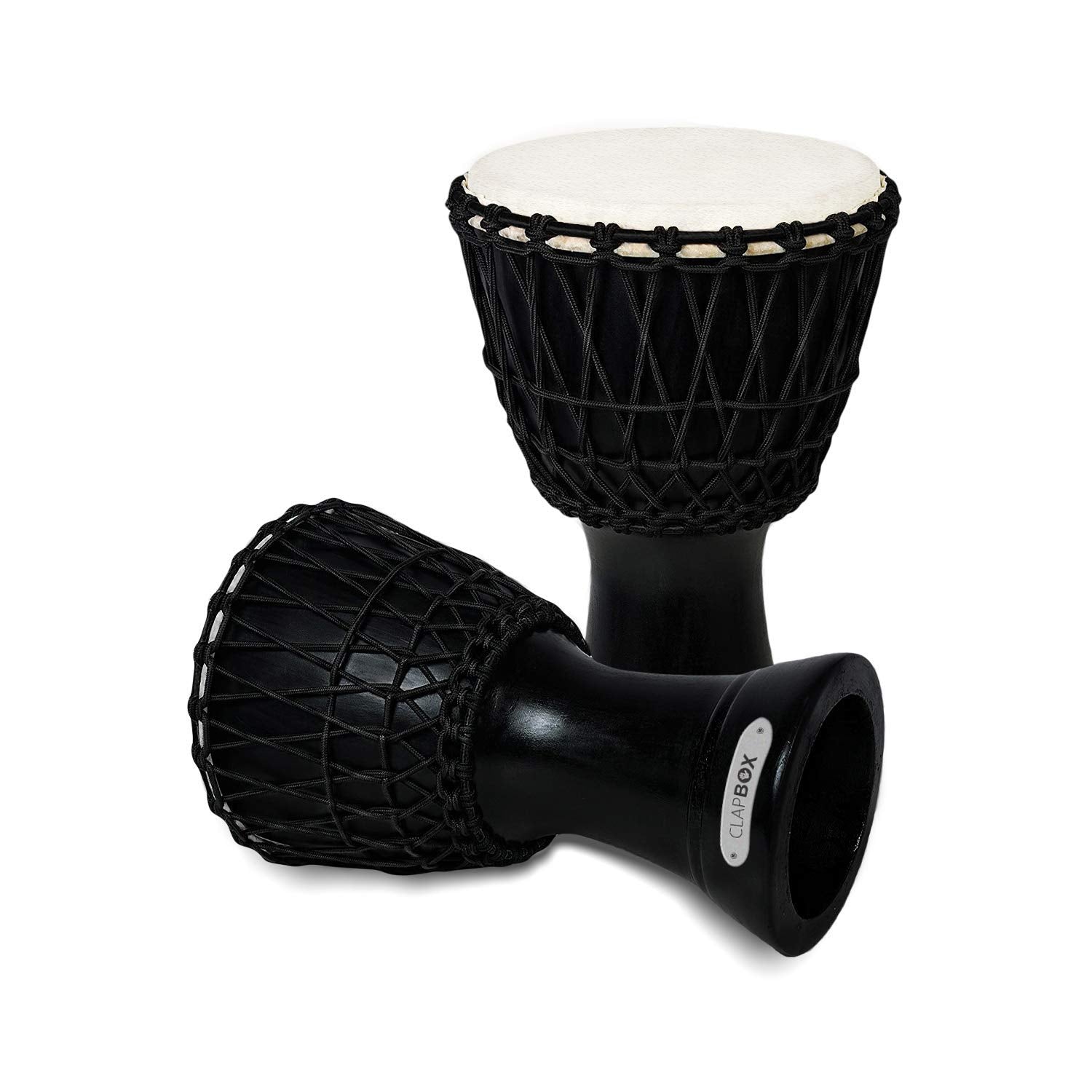 Clapbox Djembe - Mango Wood (10 Inches, Black)