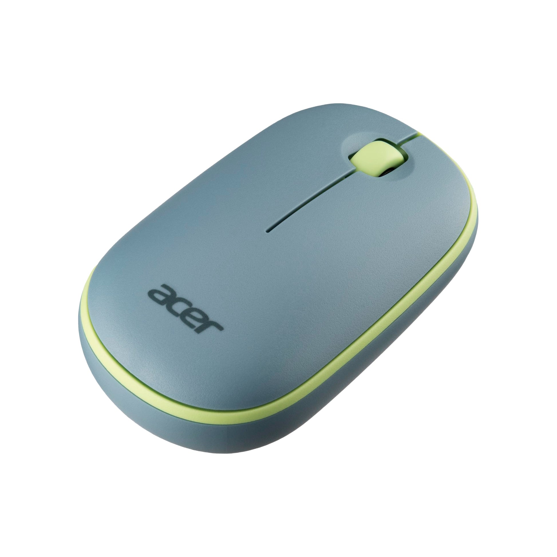 Acer Bubble Wireless Mouse AMR100 | 2.4GHz Silent Click | 1600 DPI | Ergonomic | AA Battery | Win8/10/11 | Compact Lightweight Design | Color: White/Grey