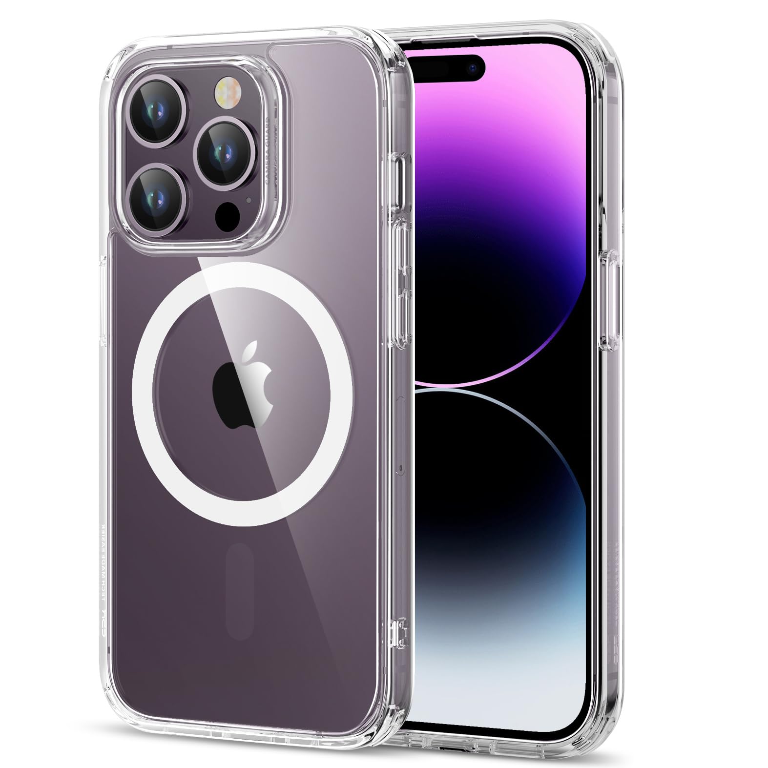 ESR for iPhone 14 Pro Case, Shockproof Drop Protection, Project Zero Series, TPU, Yellowing-Resistant, Slim and Thin, Transparent Back Cover, Clear