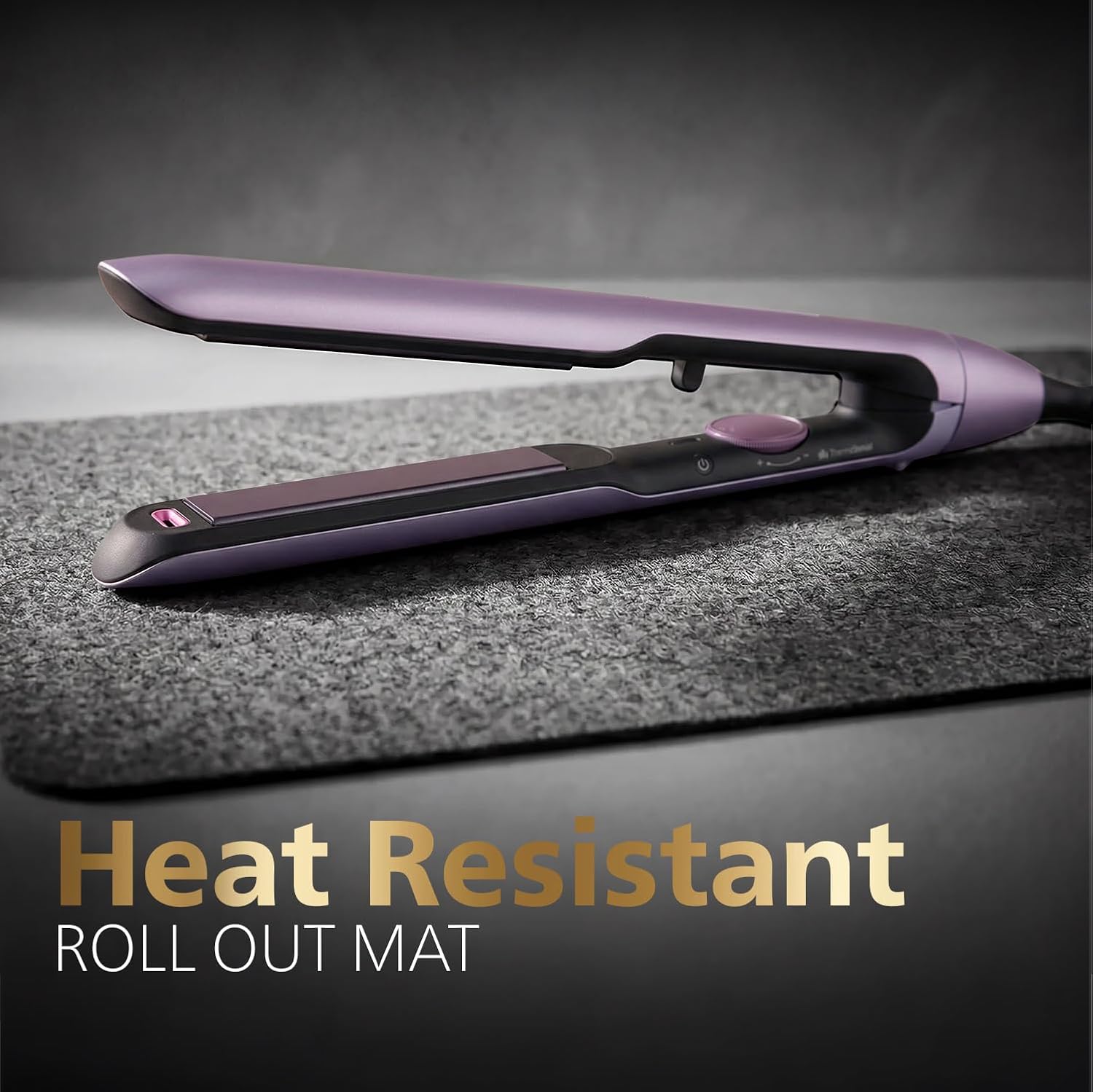 Philips India's No.1 Hair Styling Brand - One Stroke Hair Straightener | 50% Faster Straightening | 3 days salon-like hair | 12 Temperature Settings (120–230°C) Designed for Indian Hair | BHS530