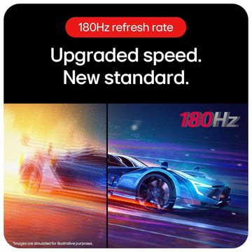 LG Ultragear 24GS65F IPS Full HD Gaming Monitor, 24 Inch, 1920 X 1080, 1ms, 180Hz, HDR 10, NVIDIA G-Sync Compatible, AMD FreeSync, Height/Pivot/Tilt Adjustable Stand, Borderless Design, DP, HDMI