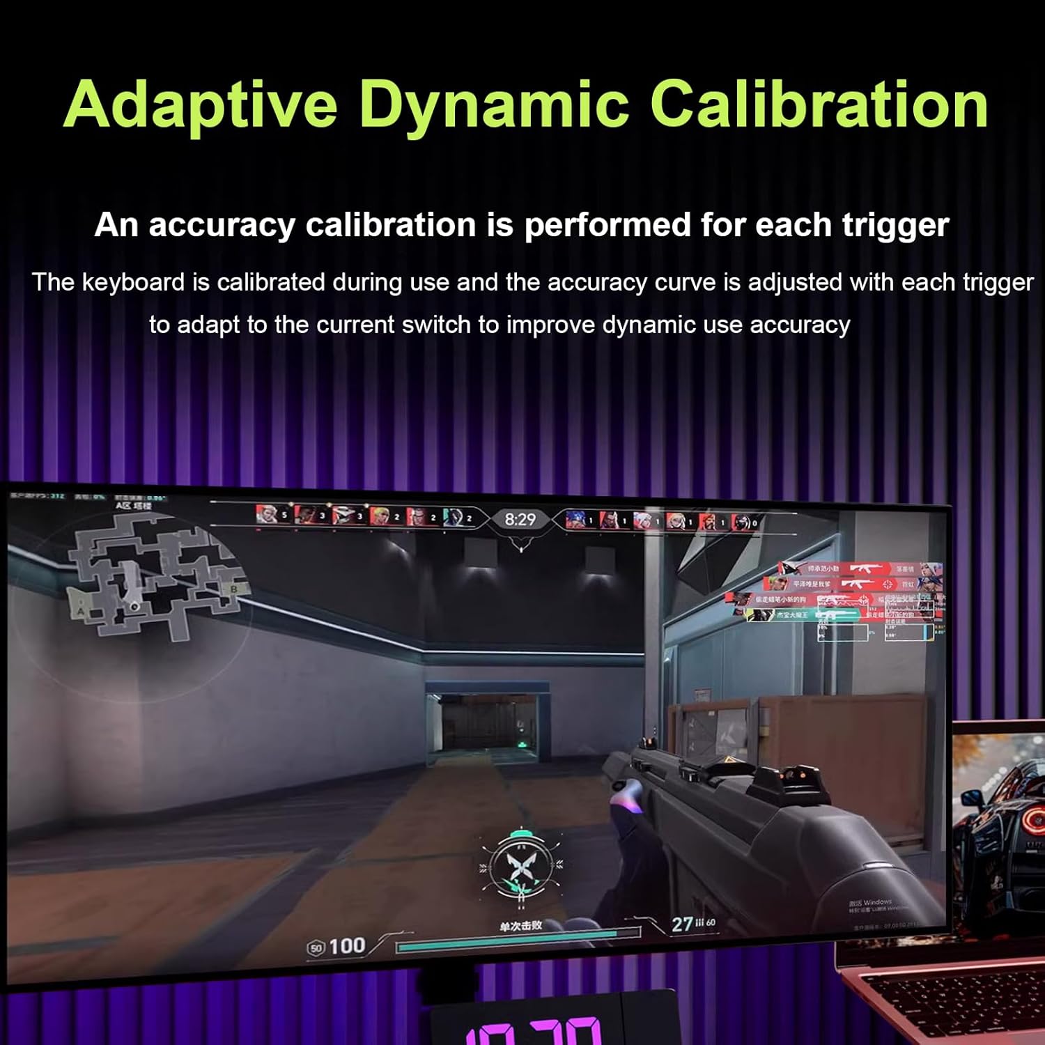 Hyekit FGG MADLIONS Fire68 Ultra Limited 65% Aluminum CNC Magnetic Switch Gaming Keyboard with Adjustable Actuation, 8K Hz Polling Rate, Magnetic Jade Pro, Rapid Trigger Wired Hall Effect RGB Keyboard