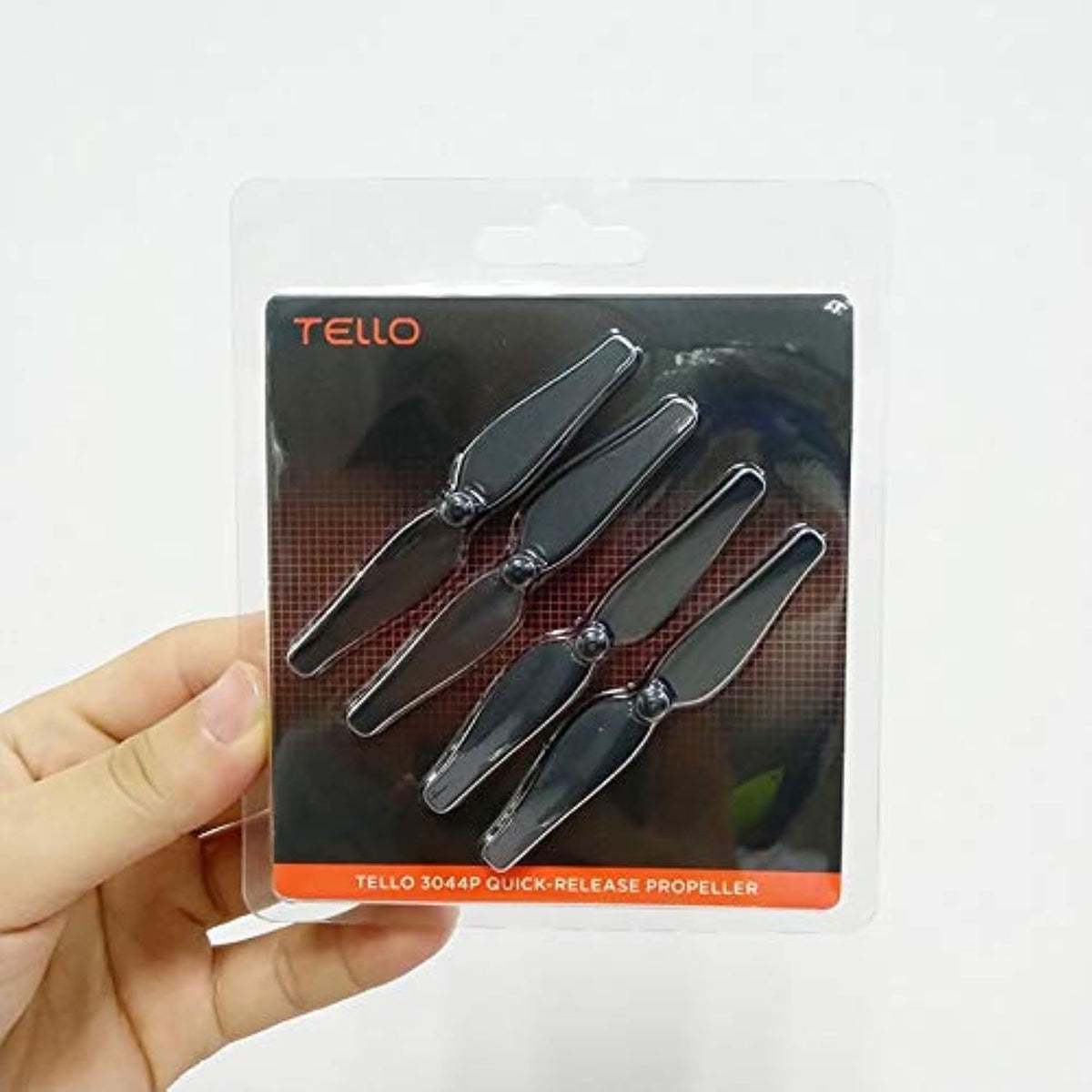 Careflection Original Ryze DJI Tello RC Drone Part 2 Pairs Propellers CW/CCW Lightweight and Durable, Easy to Mount and Detach Quick-Release FPV Quadcopter Fan, (Black) for Tello