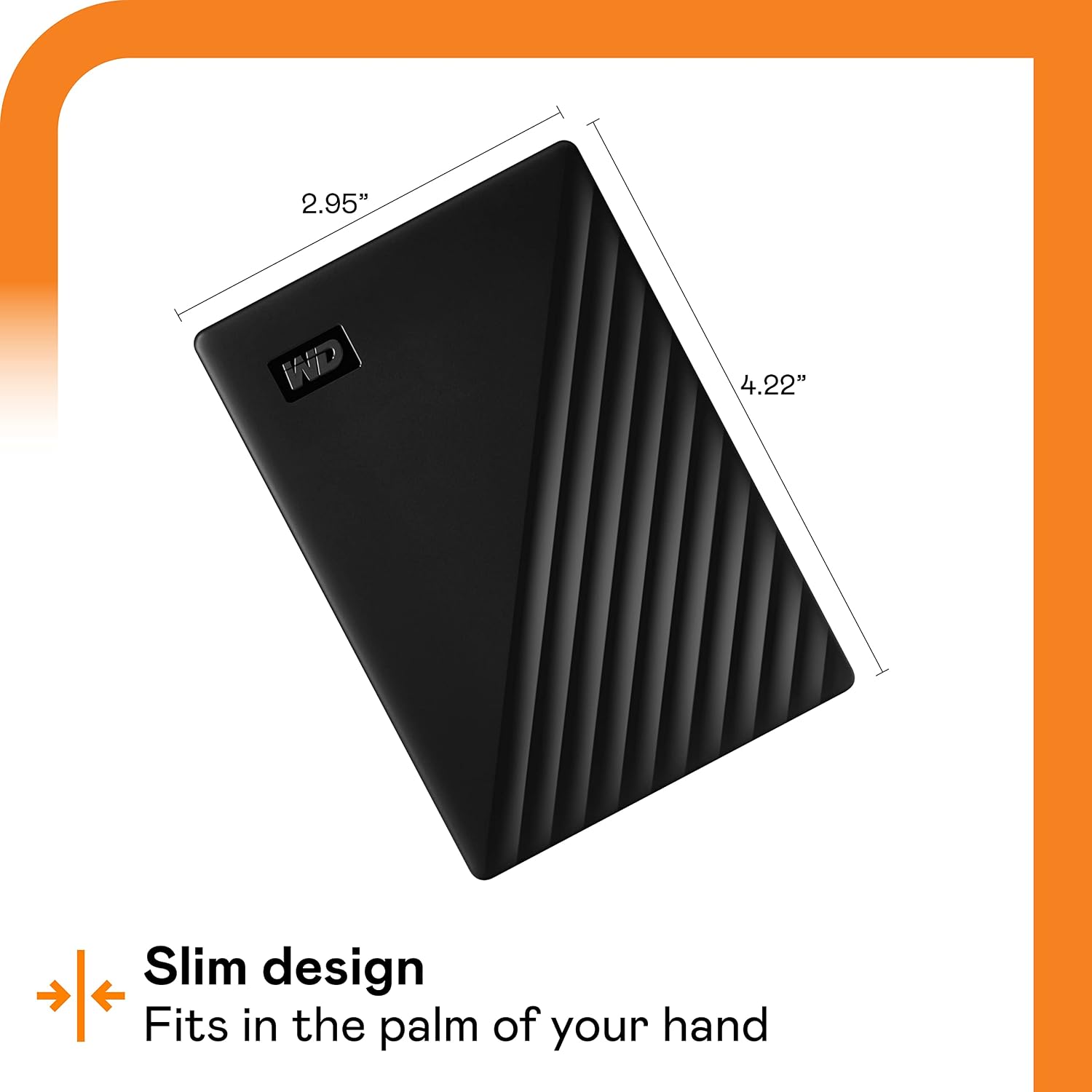 Western Digital WD 4TB My Passport Portable Hard Disk Drive,Compatible with Windows and Mac, External HDD-Black