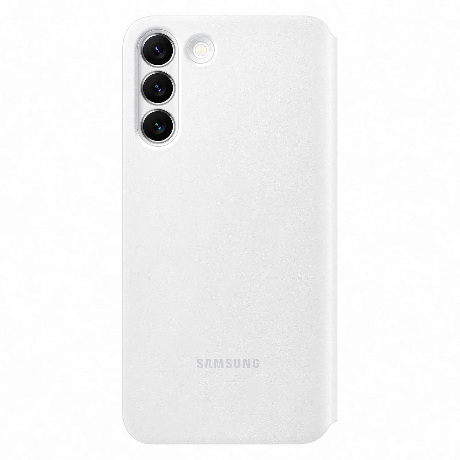 Samsung Official S22 Smart Clear View Cover White.