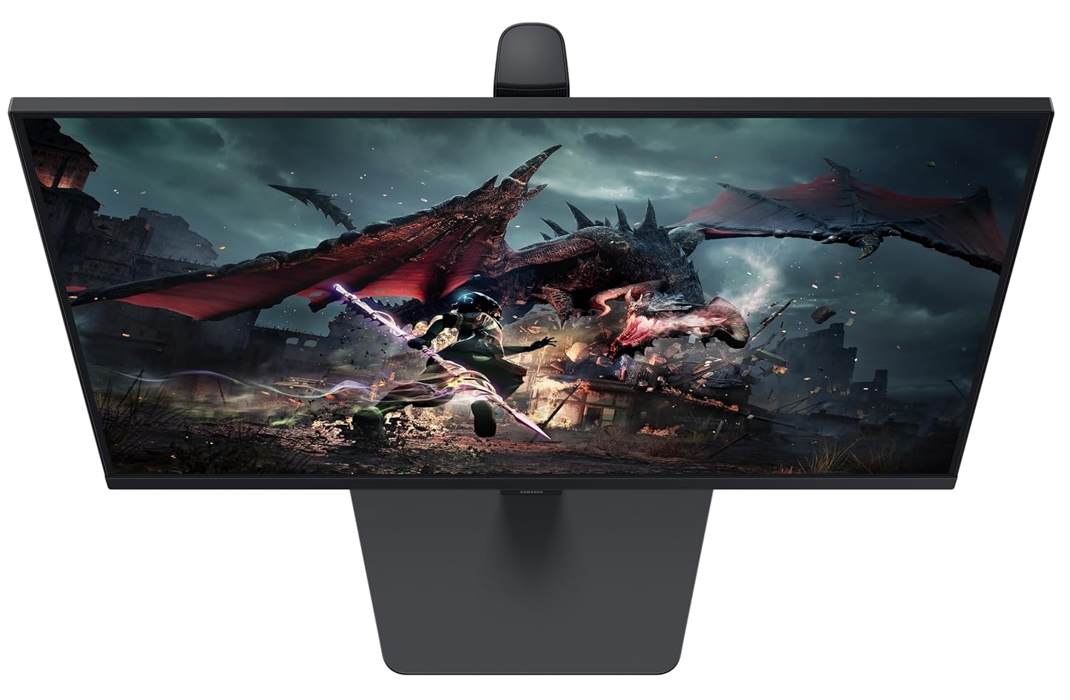 Samsung 27" (68.5cm) Odyssey G5 Fast IPS 2K Gaming Monitor|QHD 2560 x 1440|180 Hz|1ms|350nits|HDR 400|AMD FreeSync|Ports-DP,HDMI,Headphone|Height-Tilt-Pivot Adjustable Stand|LS27DG502EWXXL|Black
