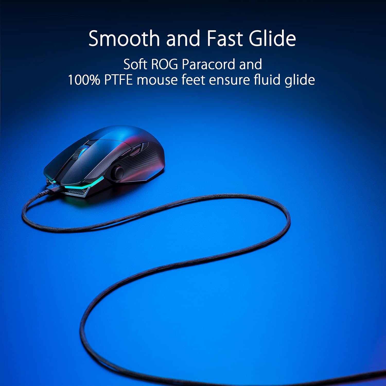 Asus ROG Chakram X Origin Gaming Mouse, Tri-Mode connectivity (2.4GHz RF, Bluetooth, Wired), 36000 DPI Sensor, 11 programmable Buttons, Detachable Joystick, Paracord Cable, Black