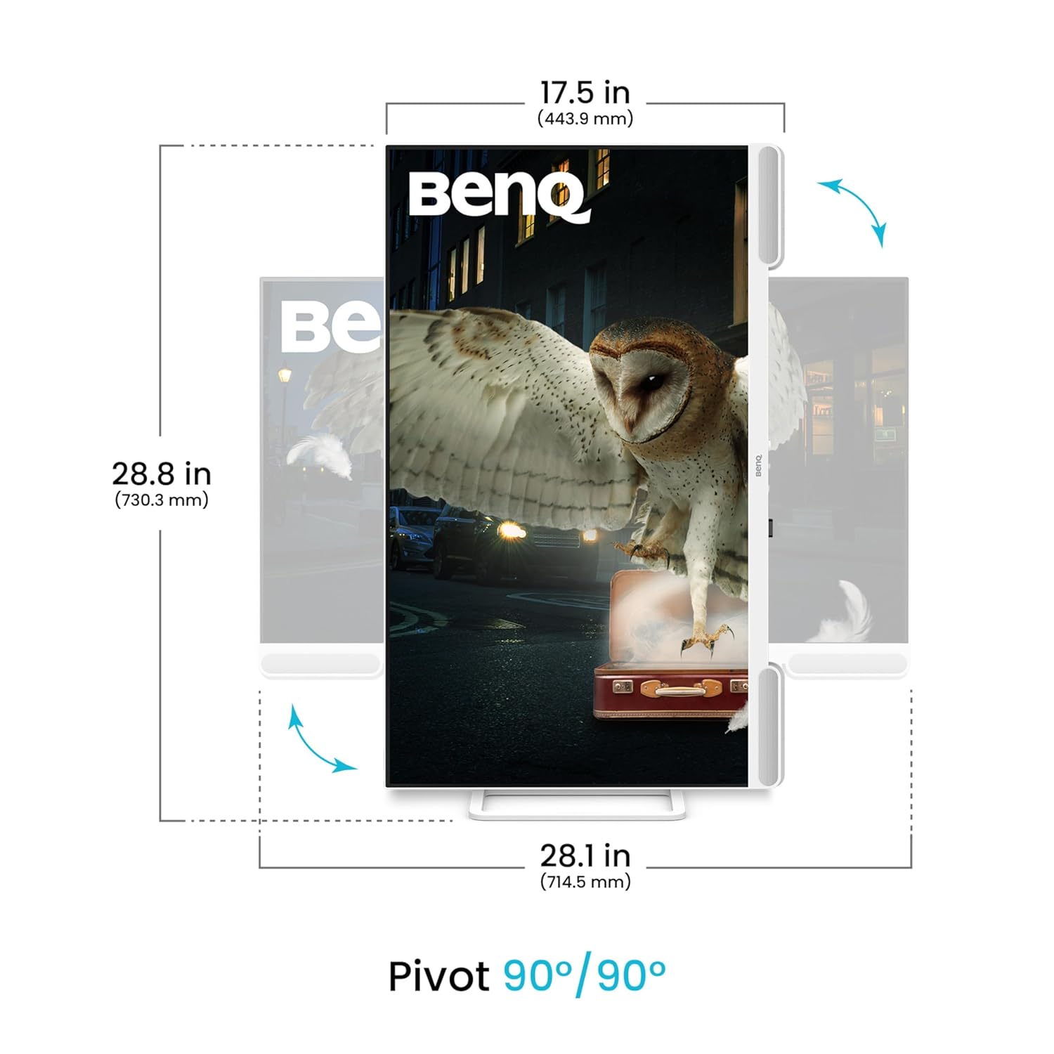BenQ EW3290U 31.5” 4K UHD 3840x2160 Entertainment Monitor with 98% P3| Remote Control| AI Contrast| Built-in 2.1 Channel Speakers with Woofer| USB-C (65W PD)| 3xHDMI|USB Hub| Ergonomic| Eye-Care
