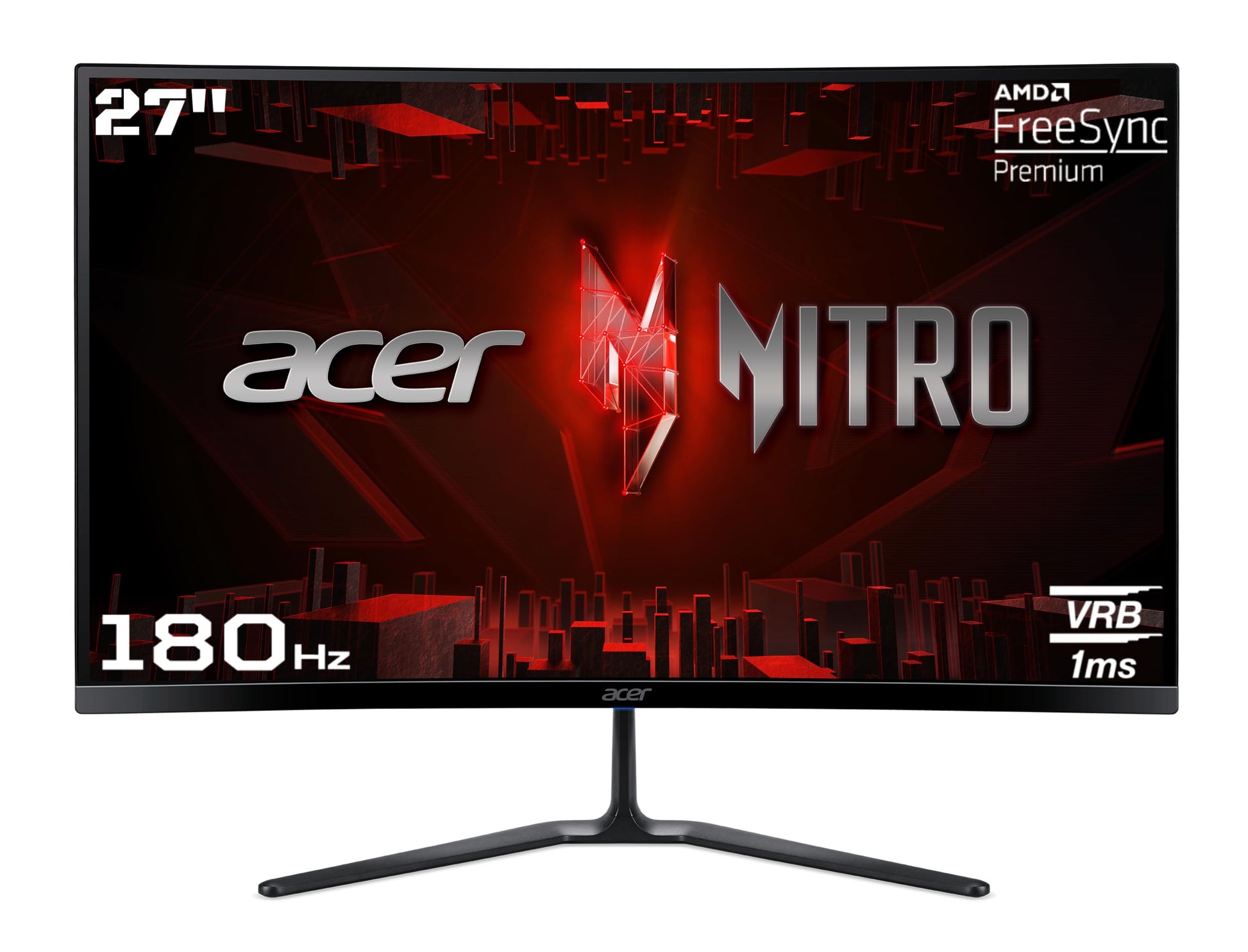acer ED343CUR 34 Inch UWQHD (3440x1440) Pixels VA Panel 1000R Curved Backlight LED Monitor I 1 MS, 180Hz Refresh I Delta E<2 I HDR 10 I RGB Lighting I 2 x HDMI 1 x Display Port I Eye Care Features