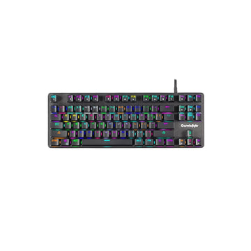 Cosmic Byte CB-GK-18 Firefly Per-Key RGB TKL Mechanical Keyboard with Swappable Outemu Red Switch, Macros, Software (Black)