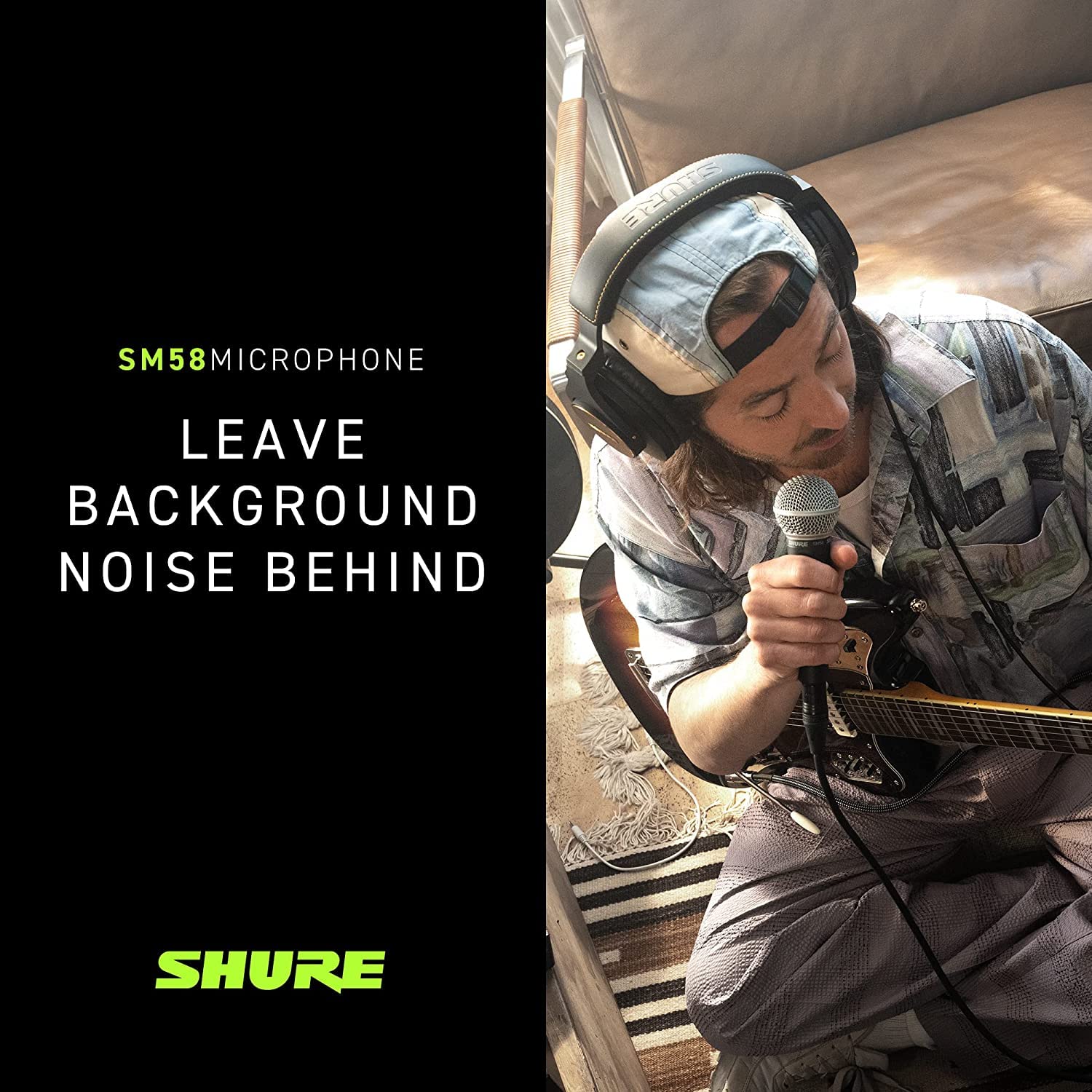 Shure SM58-LC Cardioid Vocal Microphone without Cable
