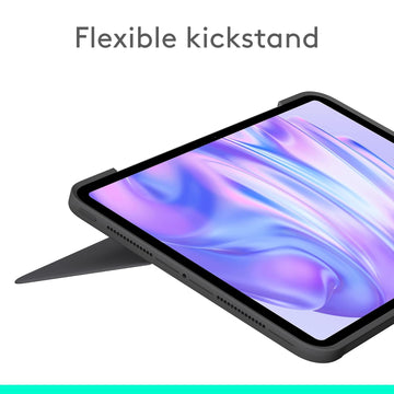 Logitech Combo Touch iPad Pro 11-inch (M4 & M5)(2024 & 2025) Keyboard Case - Detachable Backlit Keyboard with Kickstand, Comfortable Typing, Multi-use Mode - Graphite