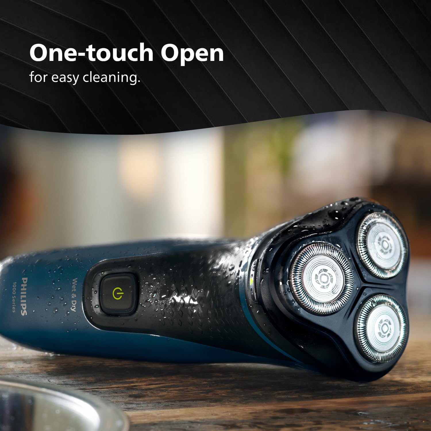 Philips Electric Shaver for Man| 3D Flex Heads| 27 Self-Sharpening Blades| ComfortCut |100% Waterproof IPX7, 40 Mins Runtime, 2yr warranty | S1151/03