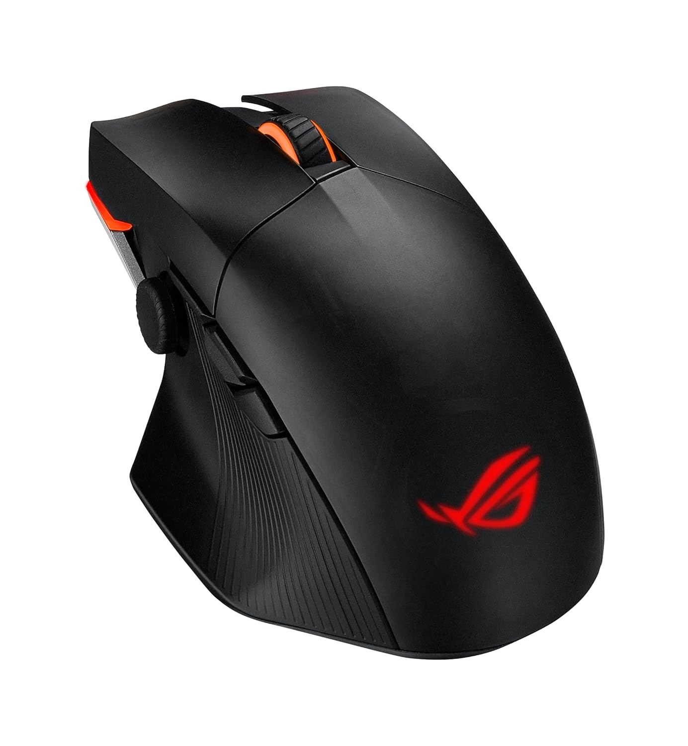 Asus ROG Chakram X Origin Gaming Mouse, Tri-Mode connectivity (2.4GHz RF, Bluetooth, Wired), 36000 DPI Sensor, 11 programmable Buttons, Detachable Joystick, Paracord Cable, Black