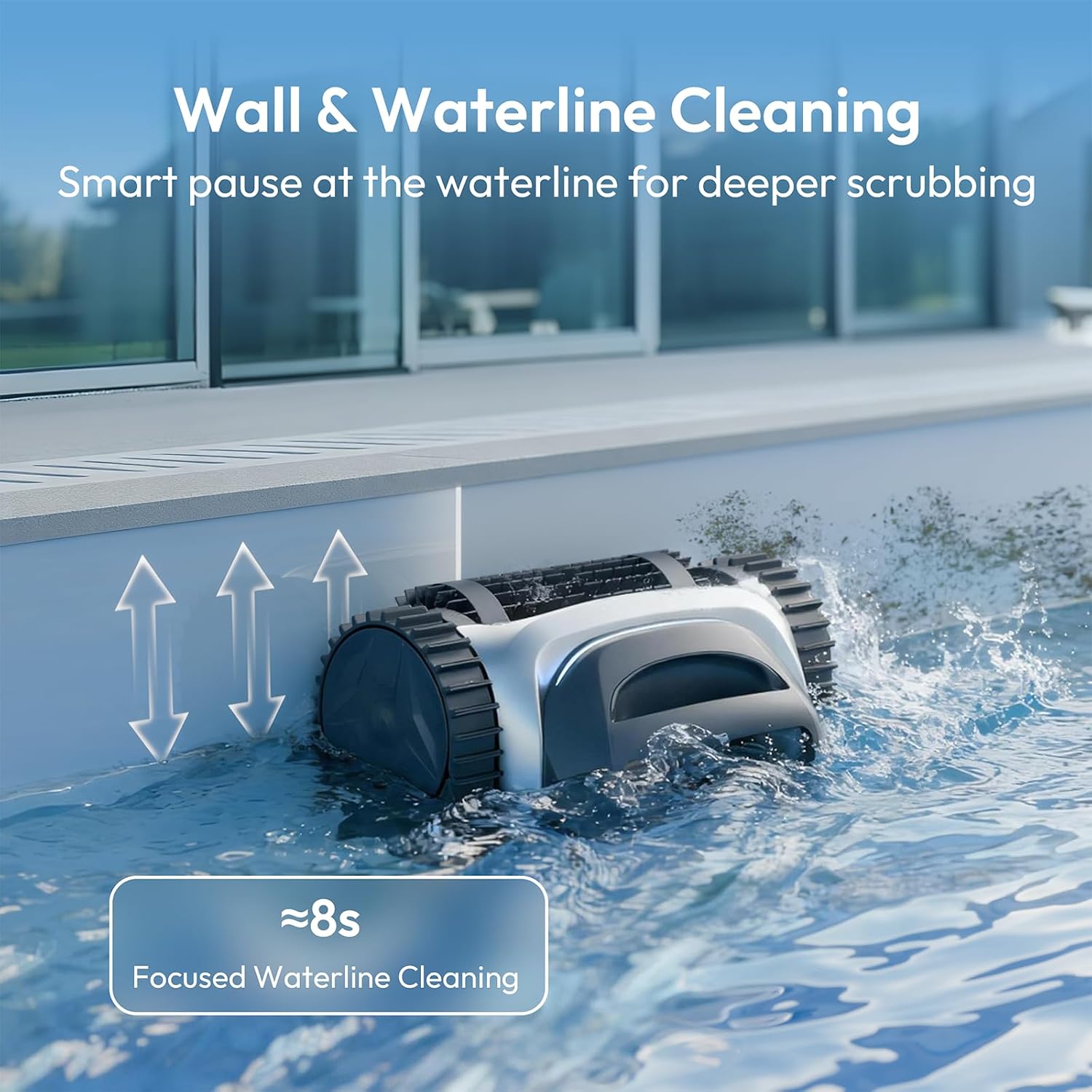 (2026 New) Bubot 700 Cordless Roboitc Pool Cleaner, Pool Vacuum with 210-Min Rumtime, Superior Suction, Triple Motors, Floor/Wall/Waterline Cleaning, for Inground & Above-Ground Pool, Light Grey